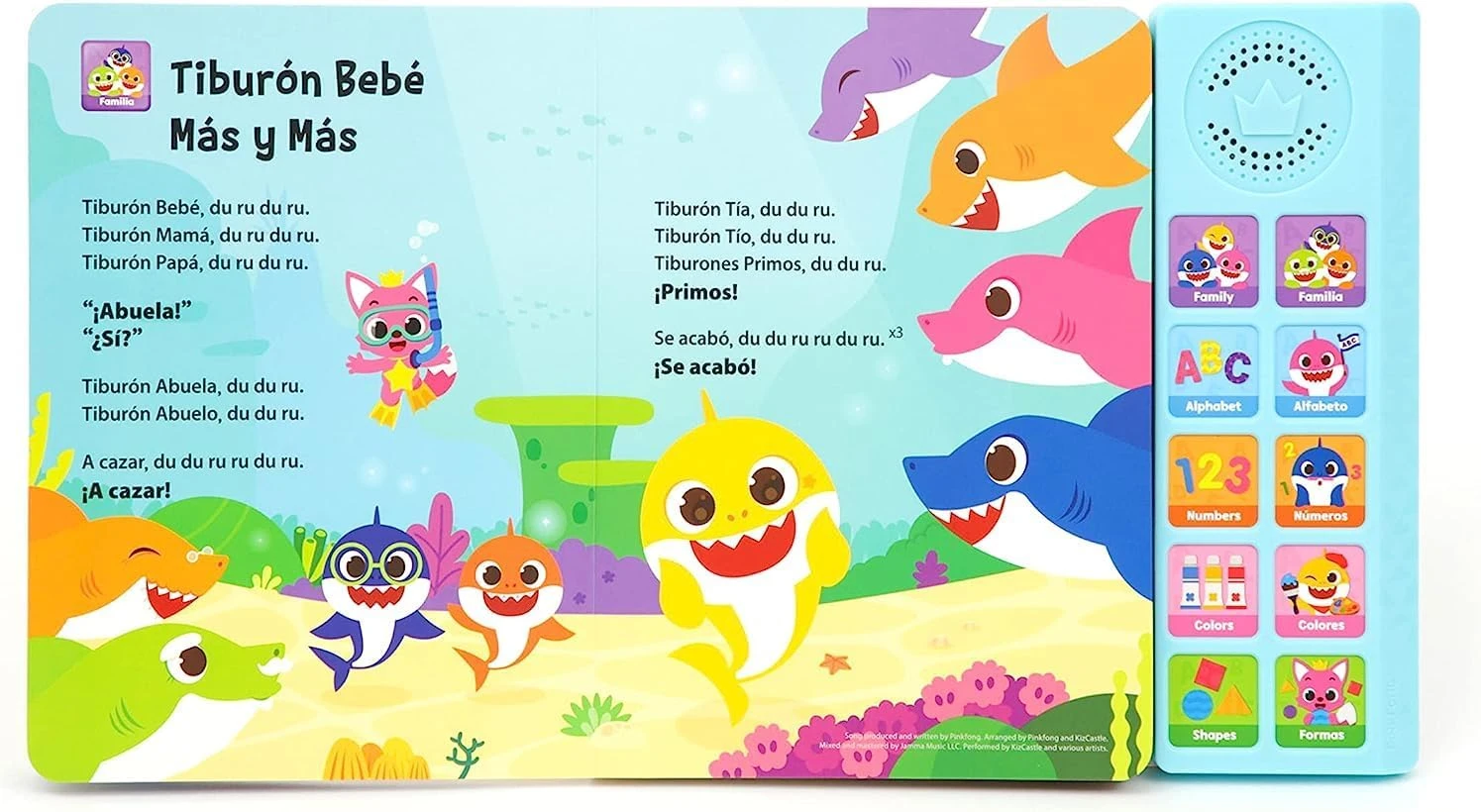 Pinkfong Baby Shark English Spanish Bilingual Learning Songs Sound Book 9 Pinkfong Baby Shark English Spanish Bilingual Learning Songs Sound Book - Image 7
