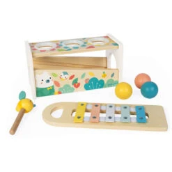 Janod Sweet Pure Tap Tap Xylophone -Baby Products Store PureTapTapXylophone 03