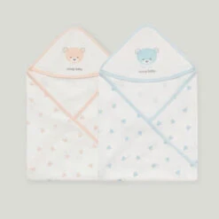 Reversible Hooded Swaddle - Bear