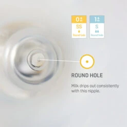 Pigeon Silicone Nipple (L), 6+ Months, 2 Pack -Baby Products Store SiliconeNipple SS 0 Months 04 c6ee7971 9886 4fe2 a0c9 c43fc6697a4a