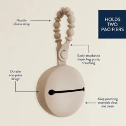 Itzy Ritzy Silicone Paci Pod Toast -Baby Products Store SiliconePaciPod Toast 05