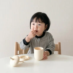 UBMOM Silicone Training Straw Cup With Snack Cup Lid 220ml -Baby Products Store SiliconeTrainingStrawCupWithSnackCupLid 05