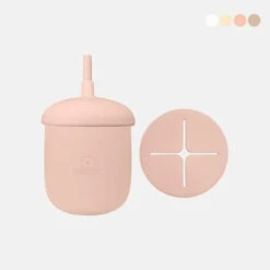 UBMOM Silicone Training Straw Cup With Snack Cup Lid 220ml -Baby Products Store SiliconeTrainingStrawCupWithSnackCupLid 10