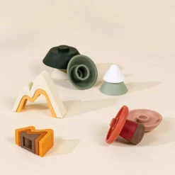 Coco Village Silicone Stackable Forest Set (16 Pcs) -Baby Products Store Silicone Stackable Forest Set 16 pcs 03