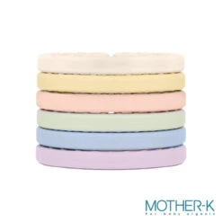 Mother-K Silicone Teether Ring 6p Pastel -Baby Products Store Silicone Teether Ring 6p Pastel 02