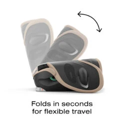 Cybex Solution G2 Folding Travel High-Back Booster Seat -Baby Products Store SolutionG2 AlmondBeige 04