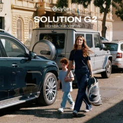Cybex Solution G2 Folding Travel High-Back Booster Seat -Baby Products Store SolutionG2 MoonBlack 05