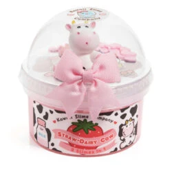 Kawaii Slime Straw-Dairy Cow 2 Slimes In 1