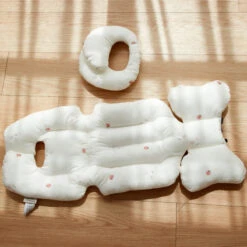 Bebenuvo Stroller Seat Pad-Peach Rabbit