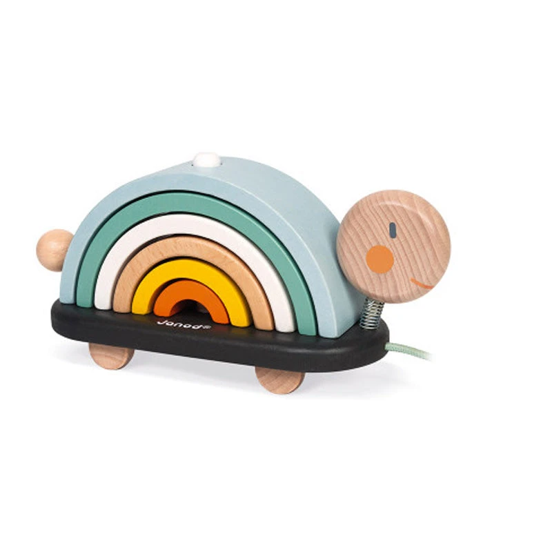 Janod Sweet Cocoon Wooden Rainbow Turtle 3 Janod Sweet Cocoon Wooden Rainbow Turtle