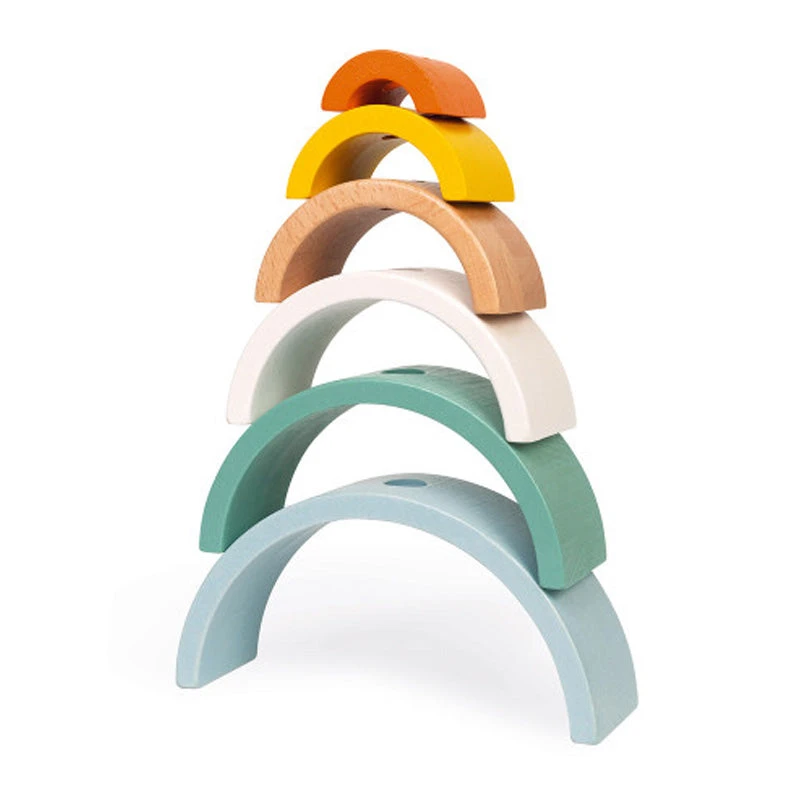 Janod Sweet Cocoon Wooden Rainbow Turtle 5 Janod Sweet Cocoon Wooden Rainbow Turtle - Image 3