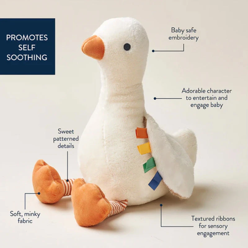 Itzy Ritzy Sweetie Snuggles Plush-Goose 5 Itzy Ritzy Sweetie Snuggles Plush-Goose - Image 3