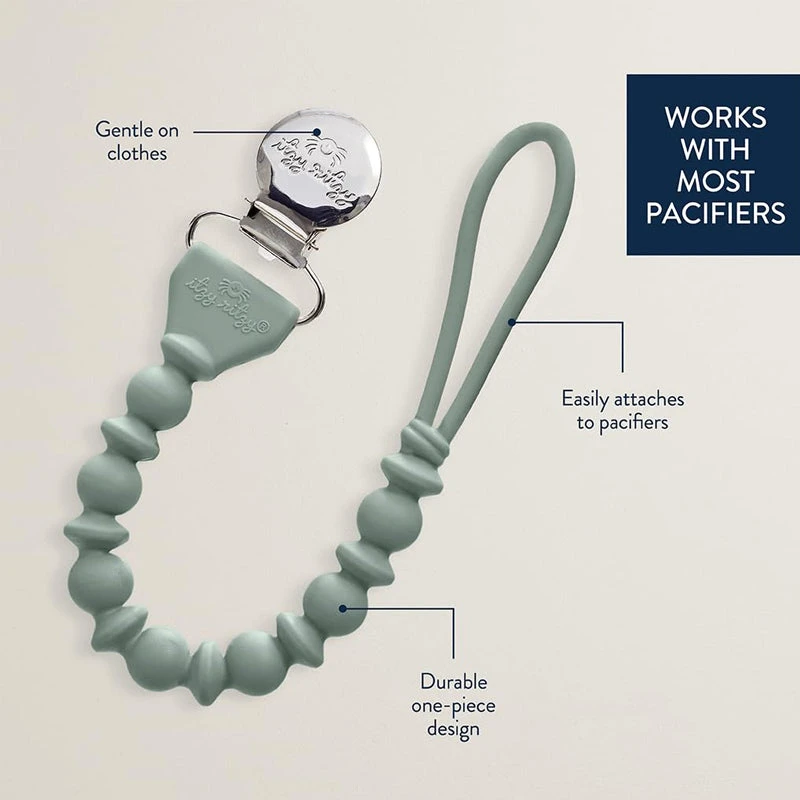 Itzy Ritzy Sweetie Strap Beaded Pacifier Clip 5 Itzy Ritzy Sweetie Strap Beaded Pacifier Clip - Image 3