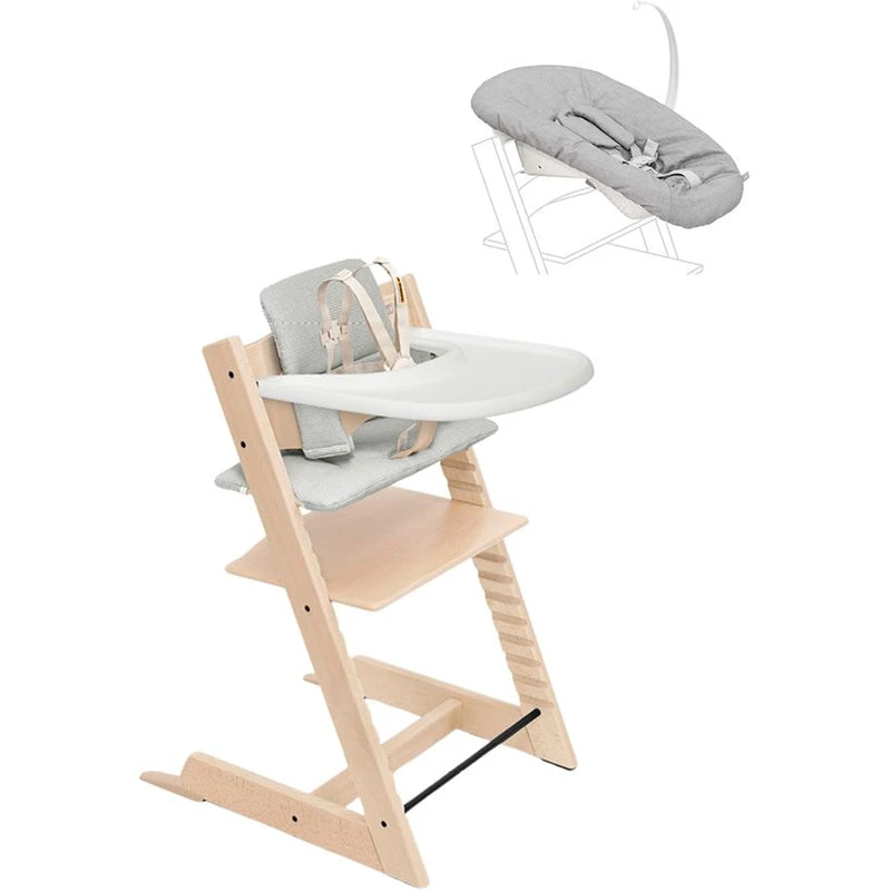 Stokke Tripp Trapp High Chair2 With Cushion, Newborn Set And Stokke Tray 6 Stokke Tripp Trapp High Chair2 With Cushion, Newborn Set And Stokke Tray - Image 4