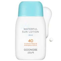 Goongbe Waterful Sun Lotion Mild SPF 40, 2.82 Fl.oz.