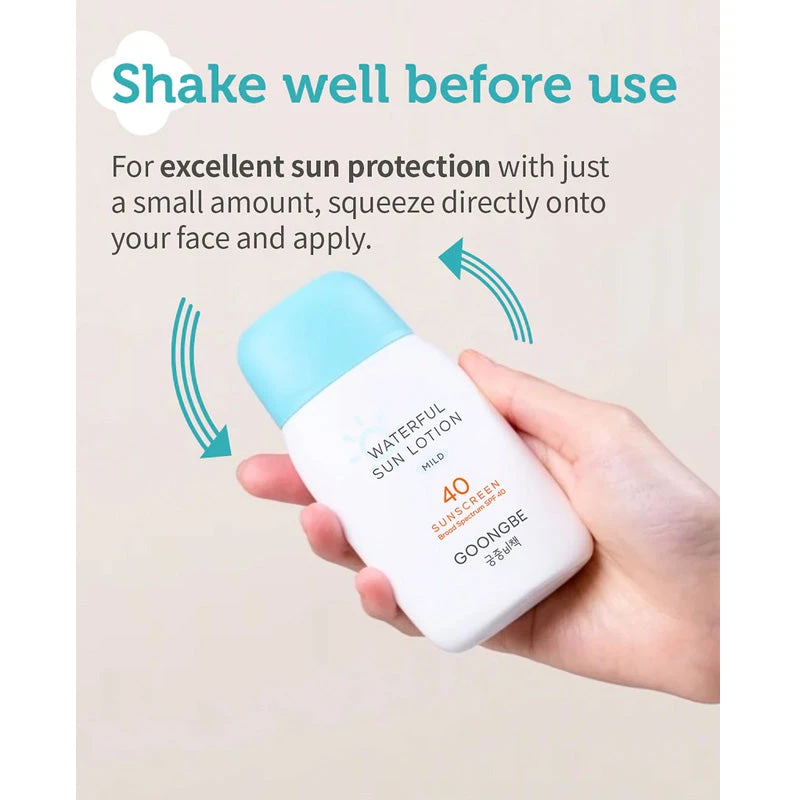 Goongbe Waterful Sun Lotion Mild SPF 40, 2.82 Fl.oz. 7 Goongbe Waterful Sun Lotion Mild SPF 40, 2.82 Fl.oz. - Image 5