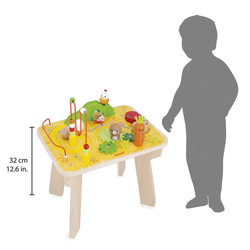 Janod Wooden Farm Activity Table 6 Janod Wooden Farm Activity Table - Image 4