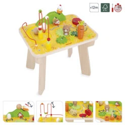 Janod Wooden Farm Activity Table 15 Janod Wooden Farm Activity Table -Baby Products Store WoodenFarmActivityTable 04