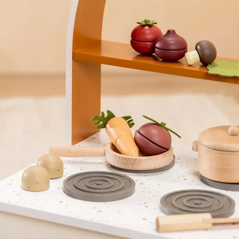 Coco Village Wooden Vegetables Playset 4 Coco Village Wooden Vegetables Playset - Image 2