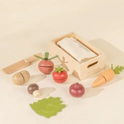 Coco Village Wooden Vegetables Playset 15 Coco Village Wooden Vegetables Playset -Baby Products Store WoodenVegetablesplayset 03