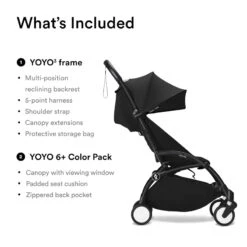 Stokke YOYO3 Stroller From 6 Months -Baby Products Store YOYO3 BLK 17