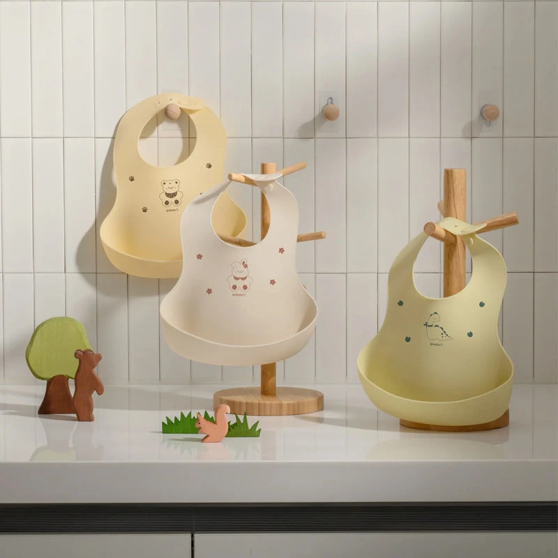 MODU'I Silicone Baby Bib 3 MODU'I Silicone Baby Bib