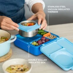 OmieLife OmieBox V2 Insulated Hot And Cold Bento Box -Baby Products Store collage Blue2 2048x 7fd3ca0d a264 497b b39d b6a509162e19