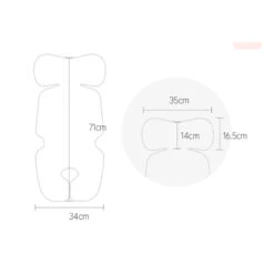BEBENUVO Ice Rayon Stroller Cool Seat 18 BEBENUVO Ice Rayon Stroller Cool Seat -Baby Products Store coolseat 07