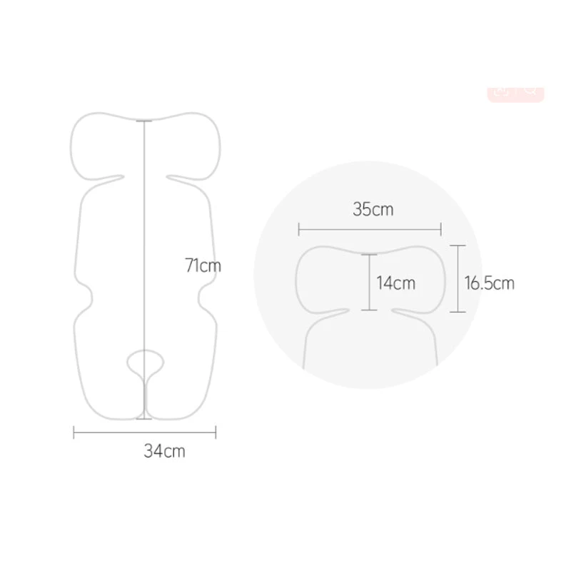 BEBENUVO Ice Rayon Stroller Cool Seat 8 BEBENUVO Ice Rayon Stroller Cool Seat - Image 6