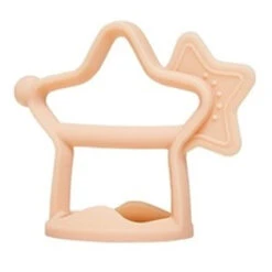 Moyuum Silicone Baby Star Teether -Baby Products Store coral beige 01 1
