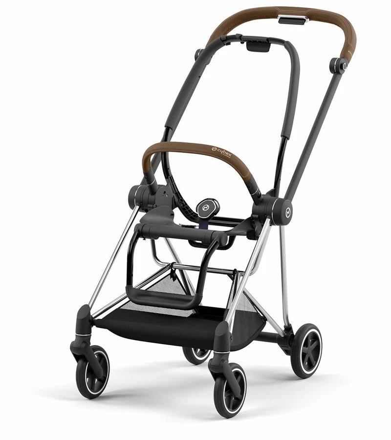 Cybex Mios 3 Complete Stroller Frame - Chrome / Brown 3 Cybex Mios 3 Complete Stroller Frame - Chrome / Brown