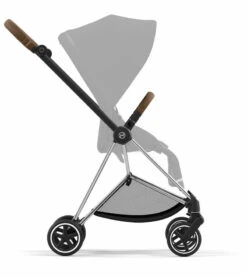 Cybex Mios 3 Complete Stroller Frame - Chrome / Brown 8 Cybex Mios 3 Complete Stroller Frame - Chrome / Brown -Baby Products Store cybex mios 3 stroller frame chrome brown 9