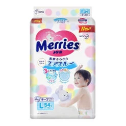 Merries Tape Diaper -Baby Products Store diaper L