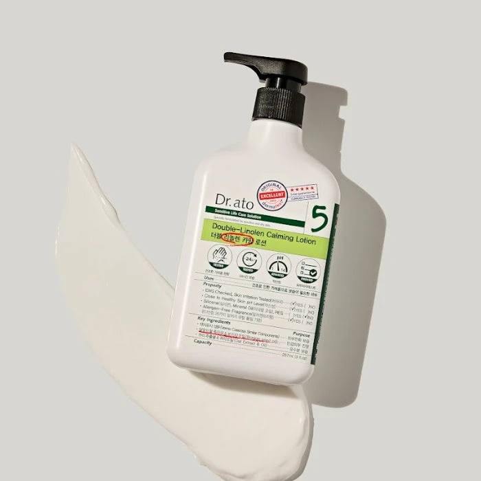 Dr.ato Double-Linolen Calming Lotion 310ml 4 Dr.ato Double-Linolen Calming Lotion 310ml - Image 2