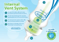 Dr. Brown's Options+ Wide-Neck Baby Bottle 5oz-3 Pack -Baby Products Store drbrowns options article image 3