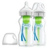 Dr. Brown's Options Wide Neck Glass Bottles 9oz 2-Pack -Baby Products Store g wide 9 2pack 1 1