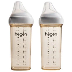 Hegen Feeding Bottle With Fast Flow Nipple 11oz -Baby Products Store hegenbabybottle11oz2pk