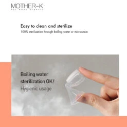 Mother-K Silicone Finger Toothbrush 2pcs Set, 3-10 Months -Baby Products Store iliconeFingerToothbrushSet 3 10months 03