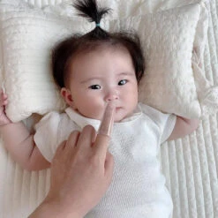 Mother-K Silicone Finger Toothbrush 2pcs Set, 3-10 Months -Baby Products Store iliconeFingerToothbrushSet 3 10months 04