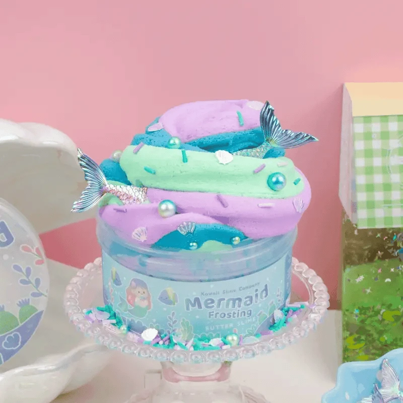 Kawaii Slime Mermaid Frosting Butter Slime 10 Kawaii Slime Mermaid Frosting Butter Slime - Image 8