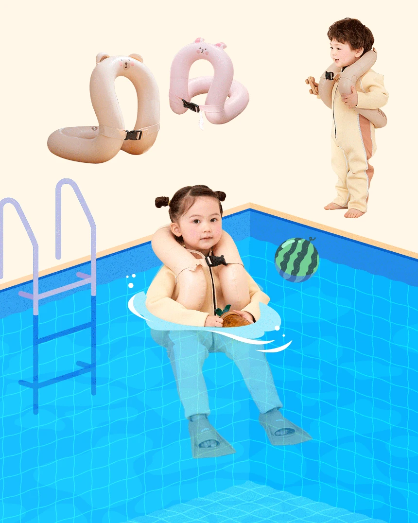 Bebenuvo Kids Swim Vest 6 Bebenuvo Kids Swim Vest - Image 4