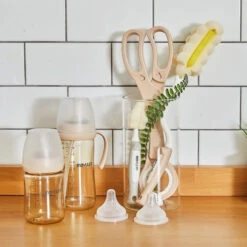 Moyuum Sponge Nipple Brush 2EA -Baby Products Store nipple brush 2p cool grey 04 3