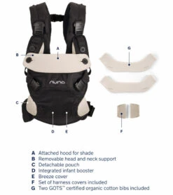 Nuna CUDL Clik Baby Carrier -Baby Products Store nuna cudl clik 4 in 1 baby carrier caviar 10