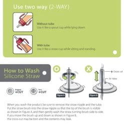 Grosmimi PPSU Dark Series Straw Cup 300 Ml 13 Grosmimi PPSU Dark Series Straw Cup 300 Ml -Baby Products Store strawcup300mldark 05