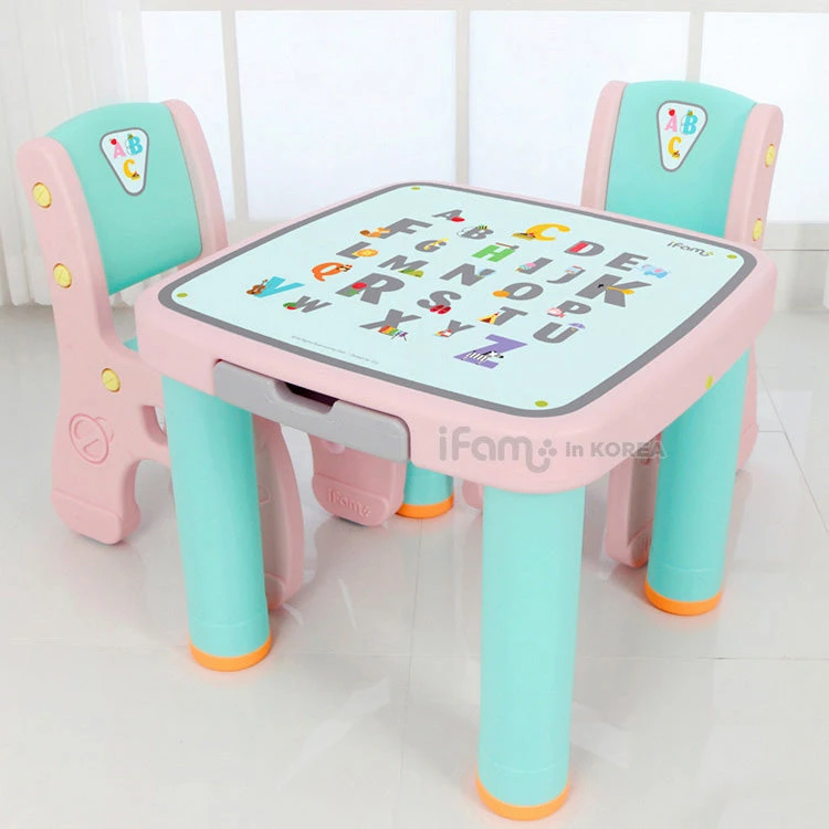 IFam Children Cute Cartoon Learning Tables And Chairs Set 6 IFam Children Cute Cartoon Learning Tables And Chairs Set - Image 4