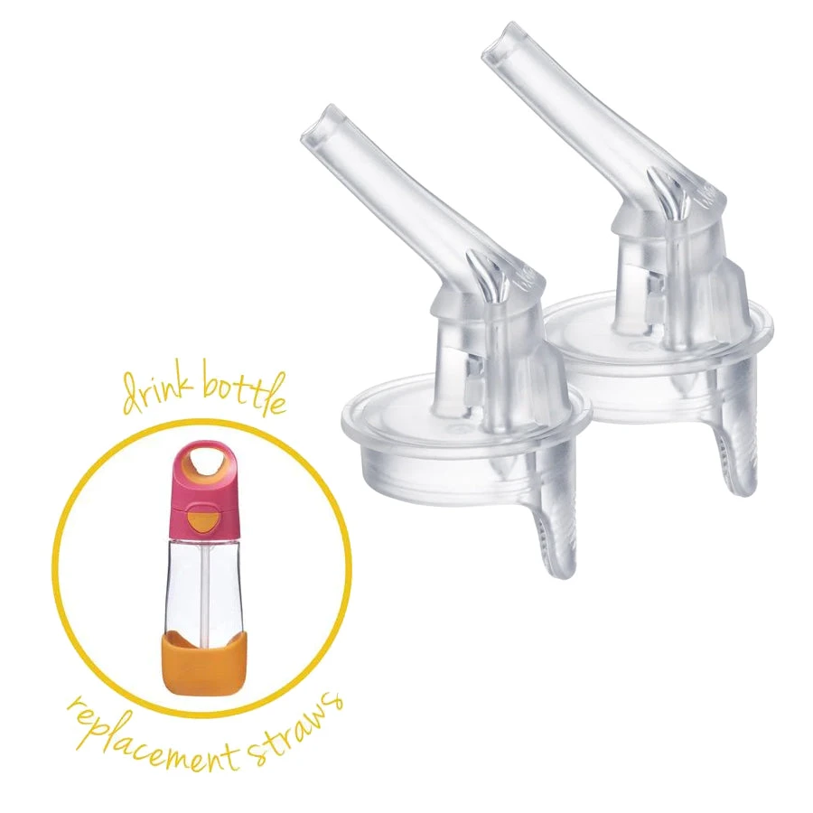 B. Box Tritan Drink Bottle Replacement Straw Top 2 Pack 3 B. Box Tritan Drink Bottle Replacement Straw Top 2 Pack